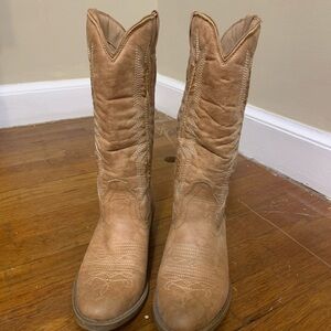 Tan Western Cowboy Boots